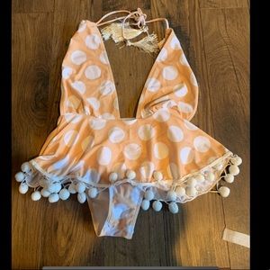 Goodnight macaroon polka dot swim suit